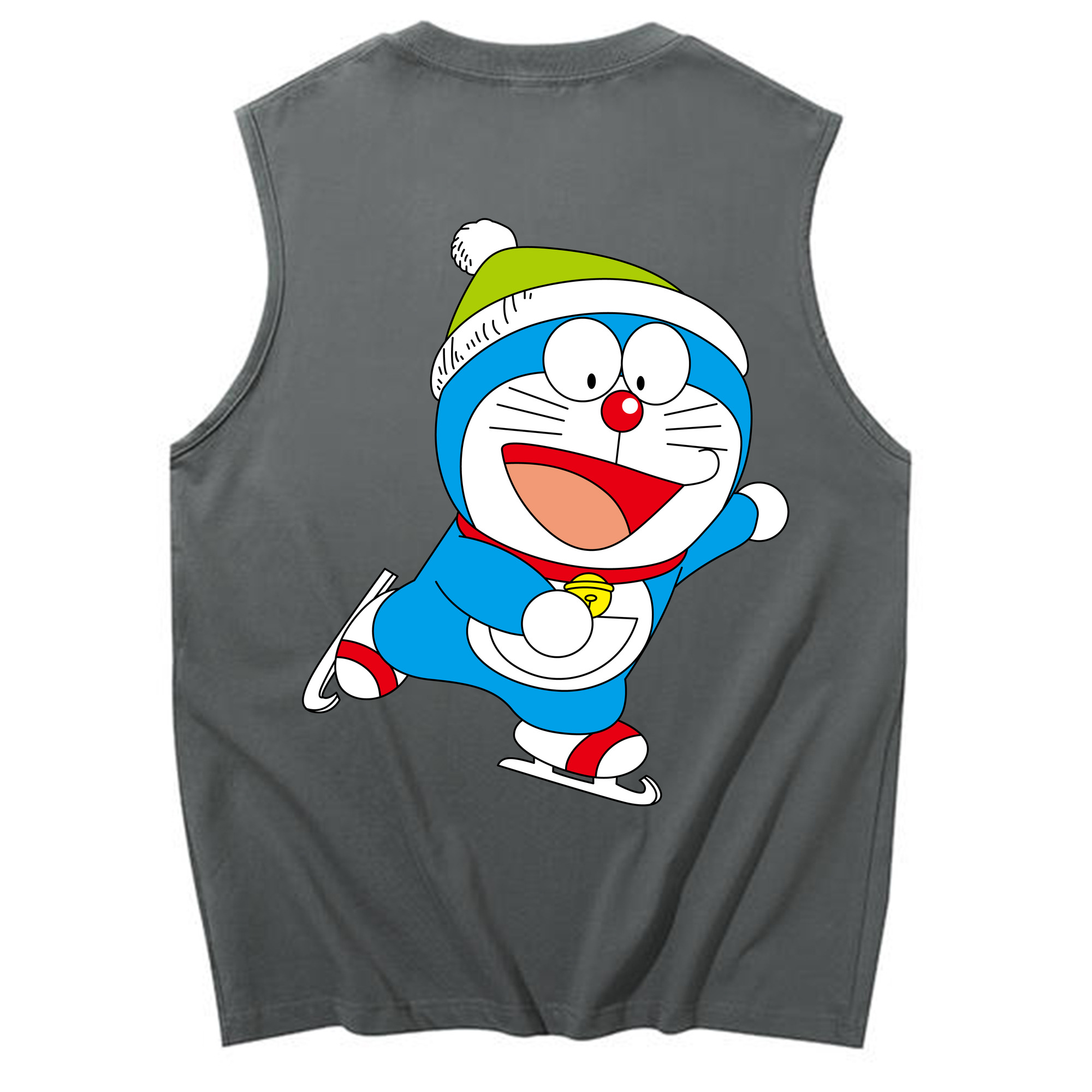 （画像用） ドラえもん Doraemon コットン100％タンクトップ（背面プリント）